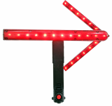 Plastic LED Traffic Safety Arrow and rods